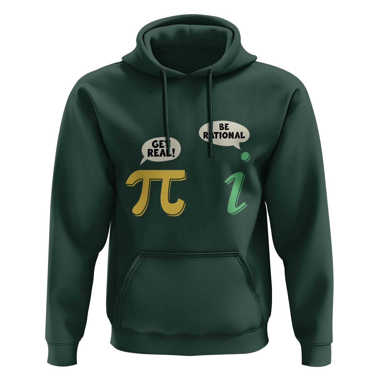 Get Real Be Rational Pi Math Teacher Geek Sarcastic Hoodie