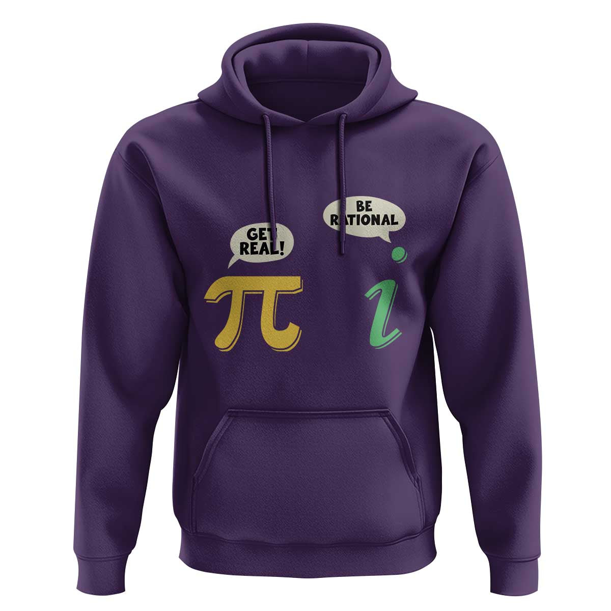 Get Real Be Rational Pi Math Teacher Geek Sarcastic Hoodie