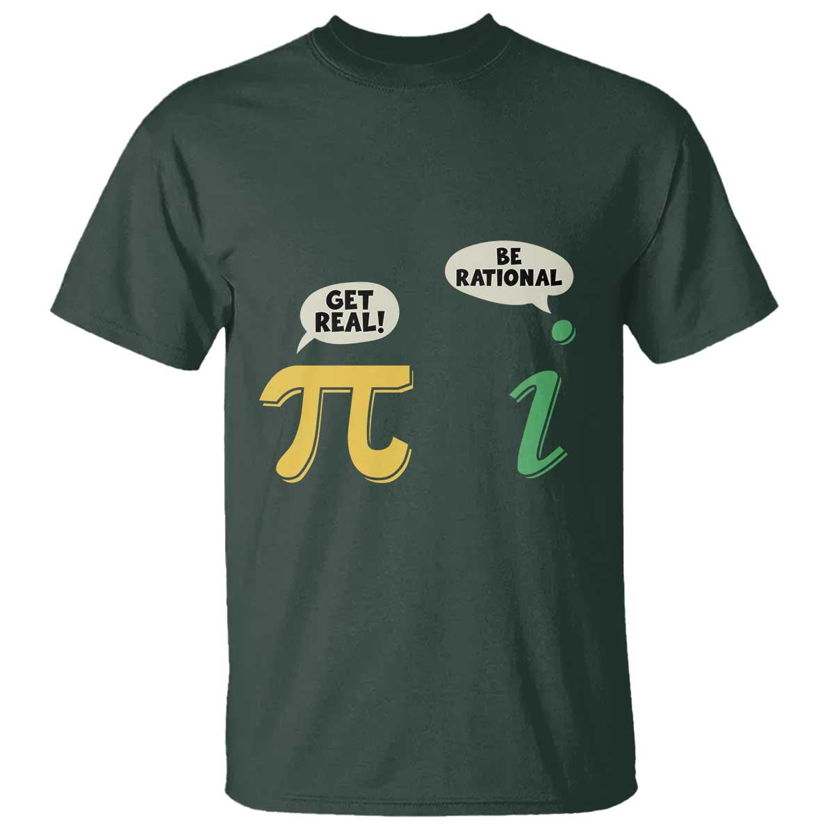 Get Real Be Rational Pi Math Teacher Geek Sarcastic T Shirt