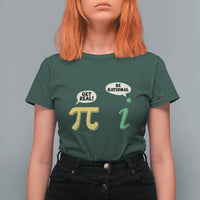 Get Real Be Rational Pi Math Teacher Geek Sarcastic T Shirt For Women