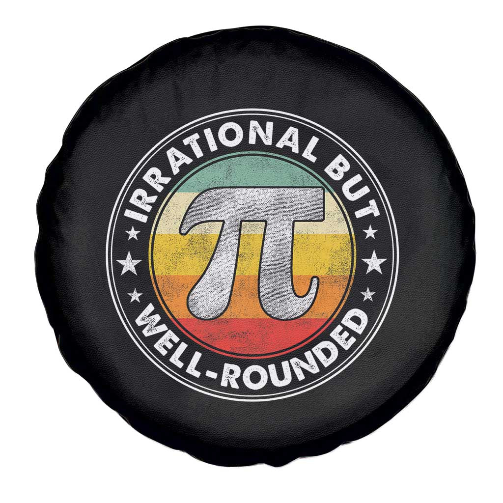 Funny Irrational But Well Rounded Pi Day Spare Tire Cover
