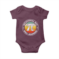 Funny Irrational But Well Rounded Pi Day Baby Onesie