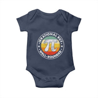 Funny Irrational But Well Rounded Pi Day Baby Onesie