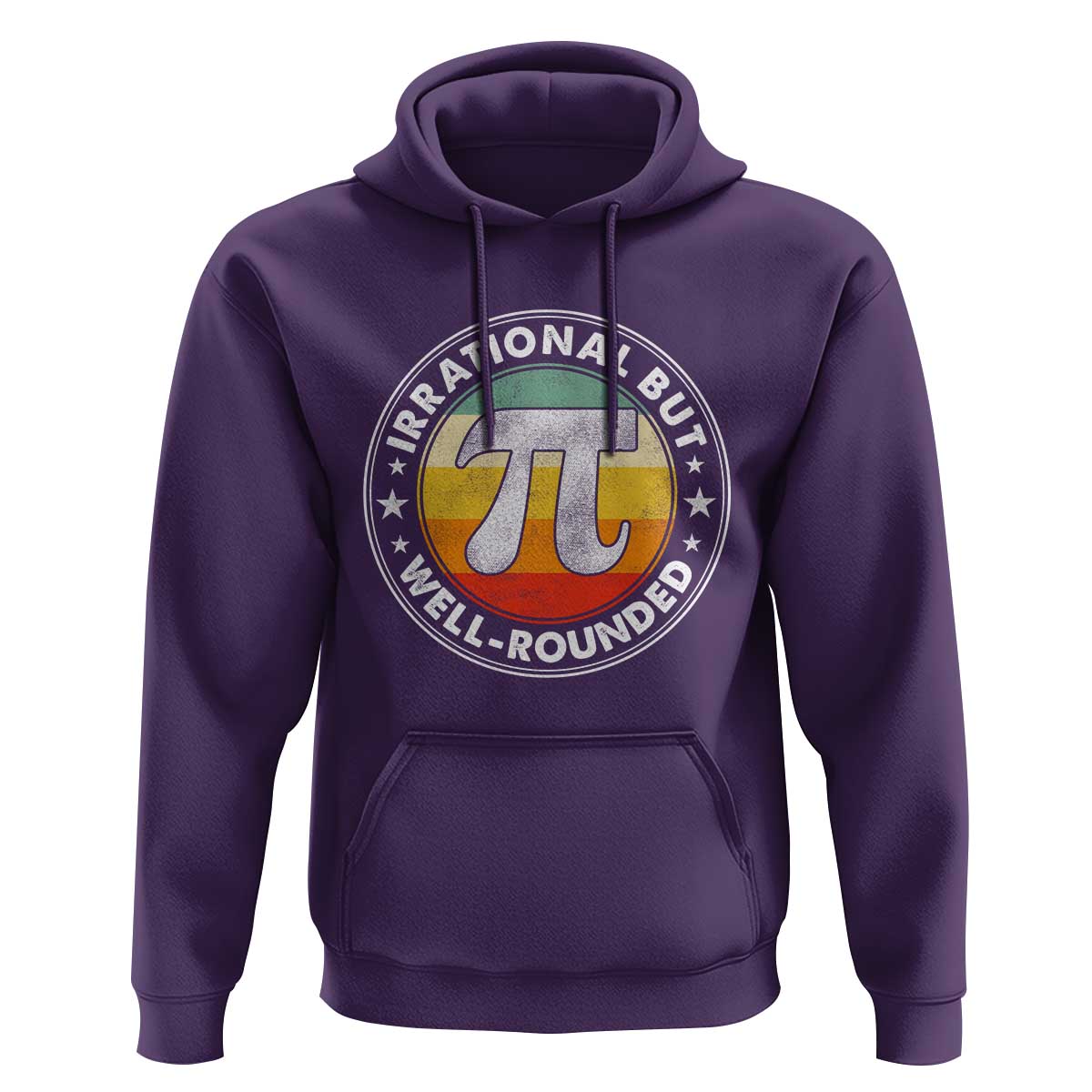 Funny Irrational But Well Rounded Pi Day Hoodie
