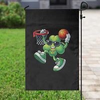 Funny 67 Meme Six Seven Basketball Shamrock St Patricks Day Garden Flag