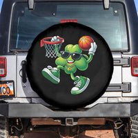 Funny 67 Meme Six Seven Basketball Shamrock St Patricks Day Spare Tire Cover