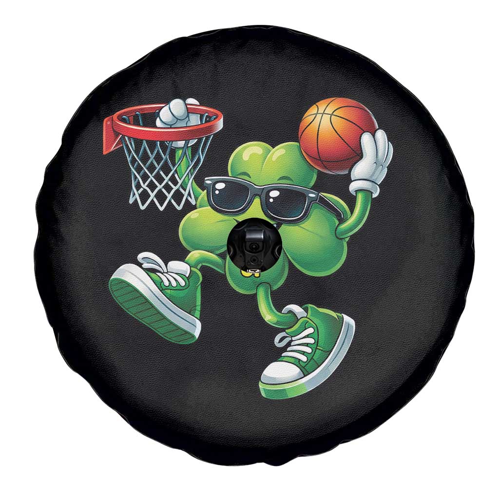 Funny 67 Meme Six Seven Basketball Shamrock St Patricks Day Spare Tire Cover