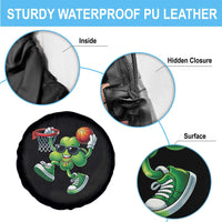 Funny 67 Meme Six Seven Basketball Shamrock St Patricks Day Spare Tire Cover
