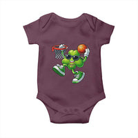 Funny 67 Meme Six Seven Basketball Shamrock St Patricks Day Baby Onesie