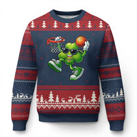 Funny 67 Meme Six Seven Basketball Shamrock St Patricks Day Ugly Christmas Sweater