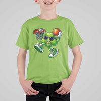 Funny 67 Meme Six Seven Basketball Shamrock St Patricks Day T Shirt For Kid