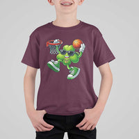 Funny 67 Meme Six Seven Basketball Shamrock St Patricks Day T Shirt For Kid