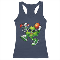Funny 67 Meme Six Seven Basketball Shamrock St Patricks Day Racerback Tank Top