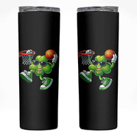 Funny 67 Meme Six Seven Basketball Shamrock St Patricks Day Skinny Tumbler
