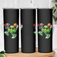 Funny 67 Meme Six Seven Basketball Shamrock St Patricks Day Skinny Tumbler