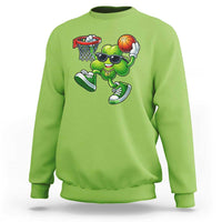 Funny 67 Meme Six Seven Basketball Shamrock St Patricks Day Sweatshirt