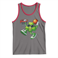 Funny 67 Meme Six Seven Basketball Shamrock St Patricks Day Tank Top