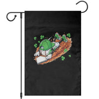Funny Baseball St Patricks Day Home Plate Drip Garden Flag