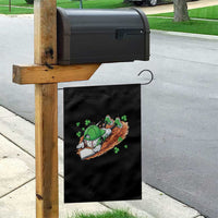 Funny Baseball St Patricks Day Home Plate Drip Garden Flag