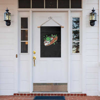 Funny Baseball St Patricks Day Home Plate Drip Garden Flag