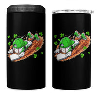 Funny Baseball St Patricks Day Home Plate Drip 4 in 1 Can Cooler Tumbler