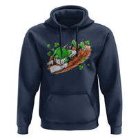 Funny Baseball St Patricks Day Home Plate Drip Hoodie