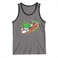 Funny Baseball St Patricks Day Home Plate Drip Tank Top