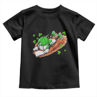 Funny Baseball St Patricks Day Home Plate Drip Toddler T Shirt