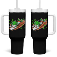 Funny Baseball St Patricks Day Home Plate Drip Tumbler With Handle