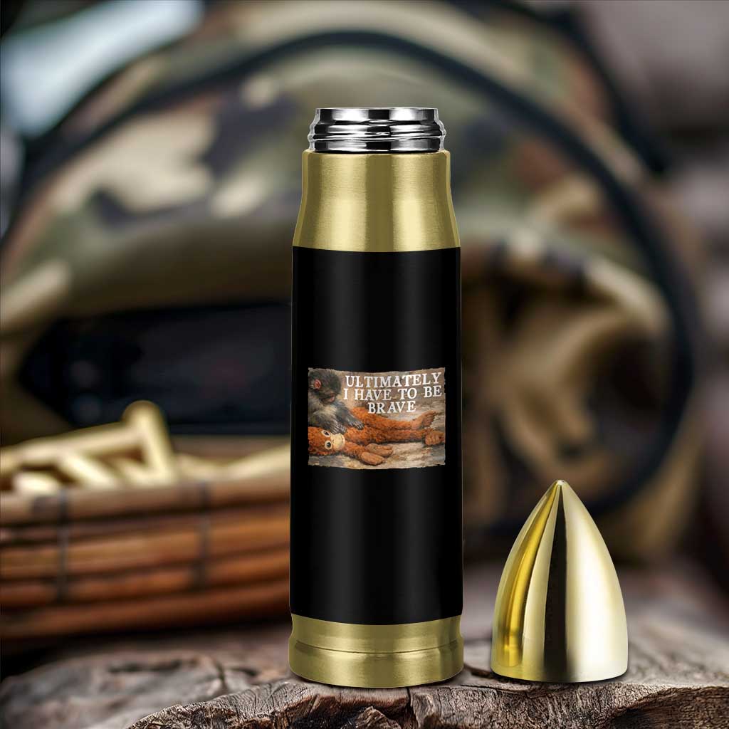 Ultimate I Have To Be Brave Punch The Monkey Bullet Tumbler Cute Baby Monkey Hugging Plush