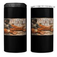 Ultimate I Have To Be Brave Punch The Monkey 4 in 1 Can Cooler Tumbler Cute Baby Monkey Hugging Plush
