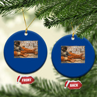Ultimate I Have To Be Brave Punch The Monkey Ceramic Ornament Cute Baby Monkey Hugging Plush