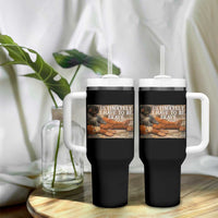 Ultimate I Have To Be Brave Punch The Monkey Tumbler With Handle Cute Baby Monkey Hugging Plush