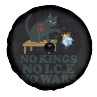 No Kings No Ice No Wars Cat Spare Tire Cover Funny Political Freedom Activist