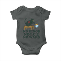 No Kings No Ice No Wars Cat Baby Onesie Funny Political Freedom Activist