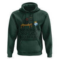 No Kings No Ice No Wars Cat Hoodie Funny Political Freedom Activist