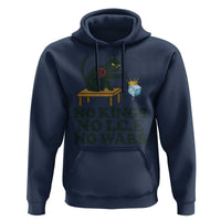 No Kings No Ice No Wars Cat Hoodie Funny Political Freedom Activist