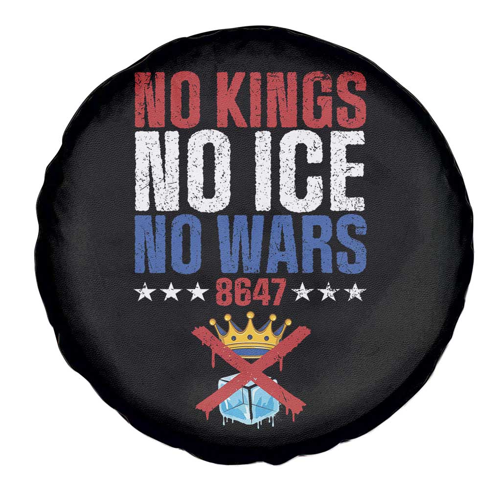 No Kings No Ice No Wars 8647 Spare Tire Cover Rejecting Kings Anti Authoritarian
