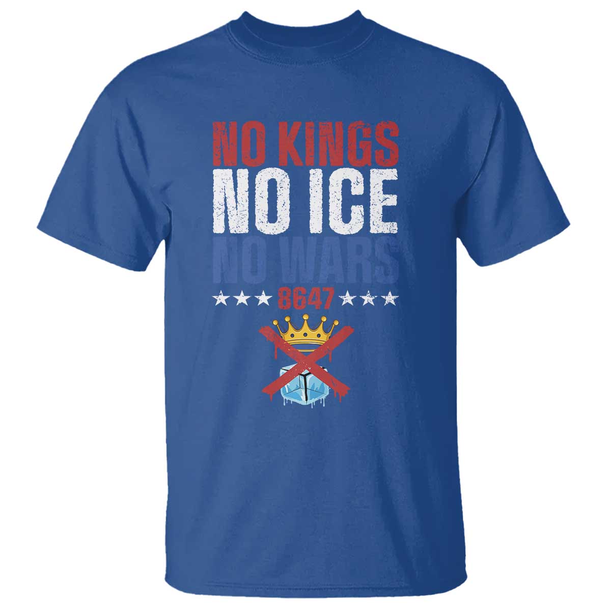 No Kings No Ice No Wars 8647 T Shirt Rejecting Kings Anti Authoritarian