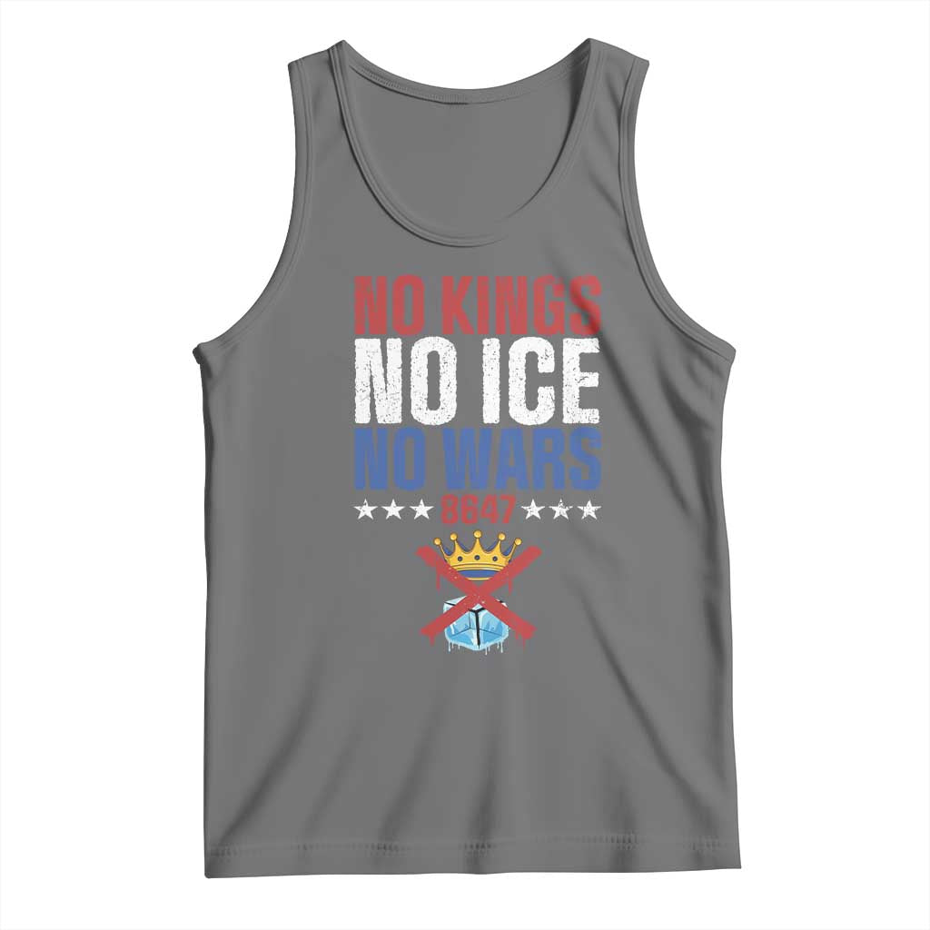 No Kings No Ice No Wars 8647 Tank Top Rejecting Kings Anti Authoritarian