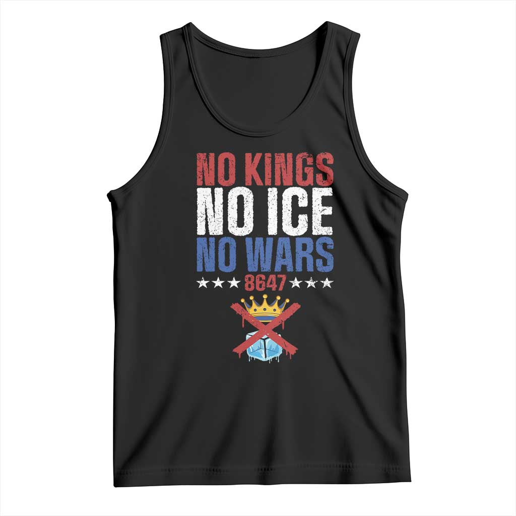 No Kings No Ice No Wars 8647 Tank Top Rejecting Kings Anti Authoritarian