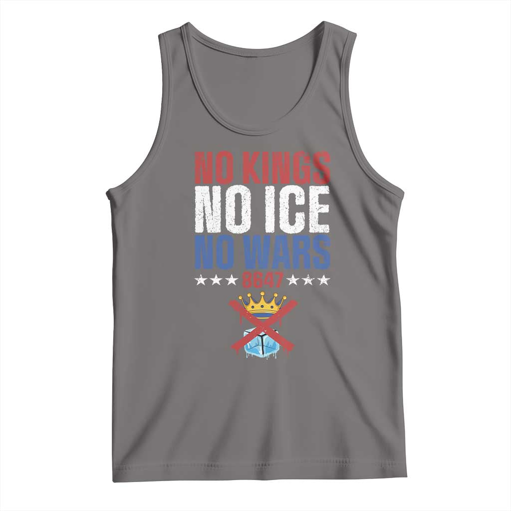 No Kings No Ice No Wars 8647 Tank Top Rejecting Kings Anti Authoritarian