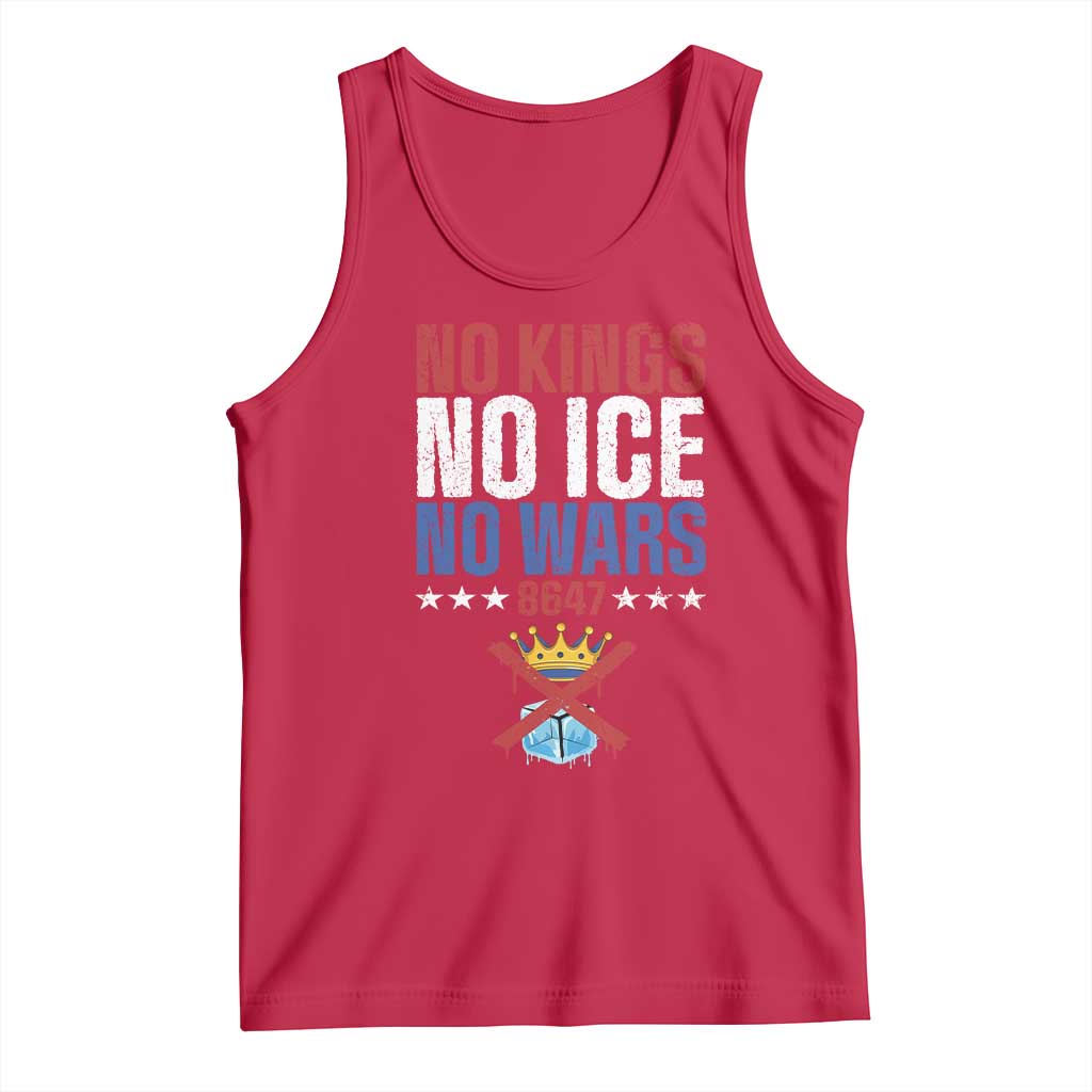 No Kings No Ice No Wars 8647 Tank Top Rejecting Kings Anti Authoritarian
