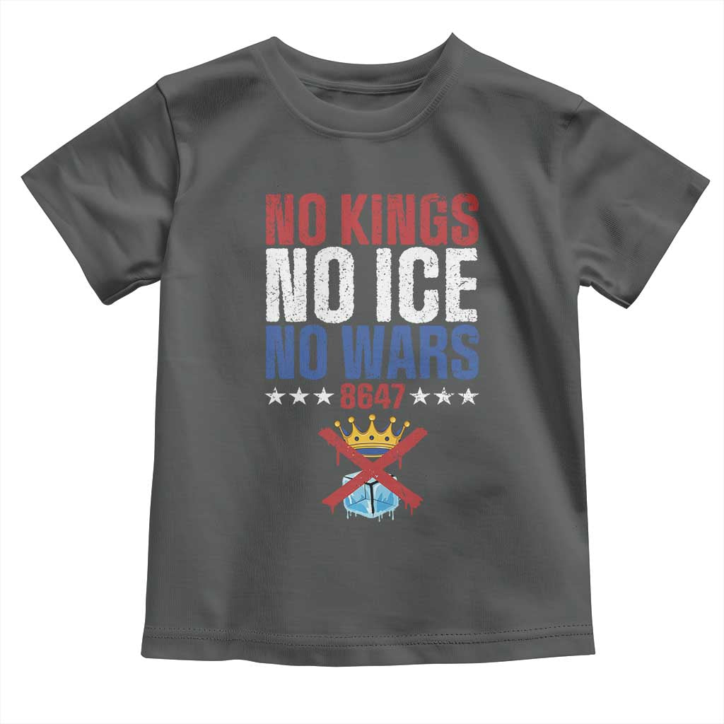 No Kings No Ice No Wars 8647 Toddler T Shirt Rejecting Kings Anti Authoritarian