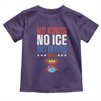 No Kings No Ice No Wars 8647 Toddler T Shirt Rejecting Kings Anti Authoritarian