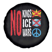 No Kings No Ice No Wars Spare Tire Cover Political Protest Peace Sign
