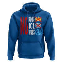 No Kings No Ice No Wars Hoodie Political Protest Peace Sign