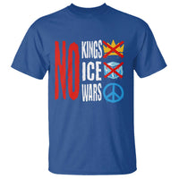 No Kings No Ice No Wars T Shirt Political Protest Peace Sign