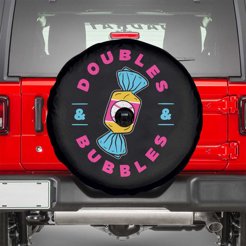Doubles and Bubbles Baseball Candy Gum Spare Tire Cover