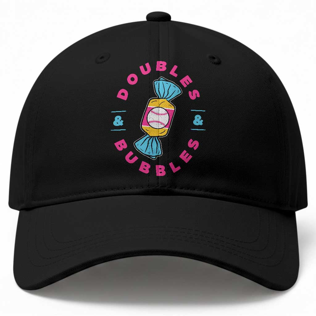 Doubles and Bubbles Baseball Candy Gum Baseball Cap